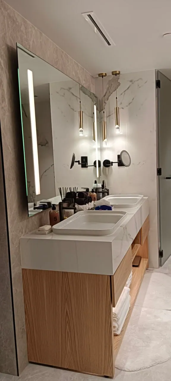 Bathroom furniture in a Burj Khalifa apartment — project view 3