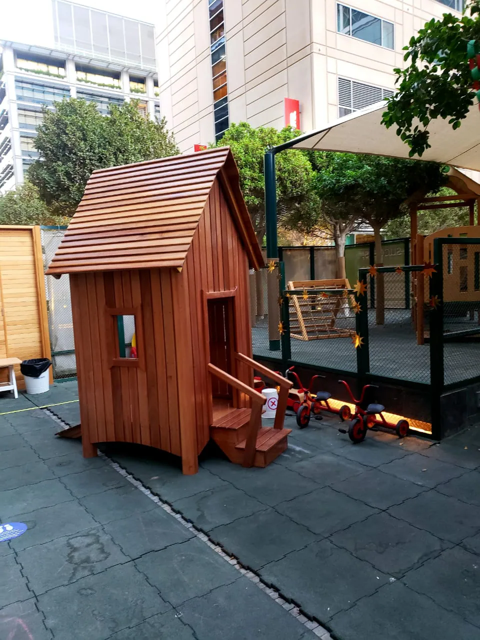 Custom children’s play equipment — project view 2