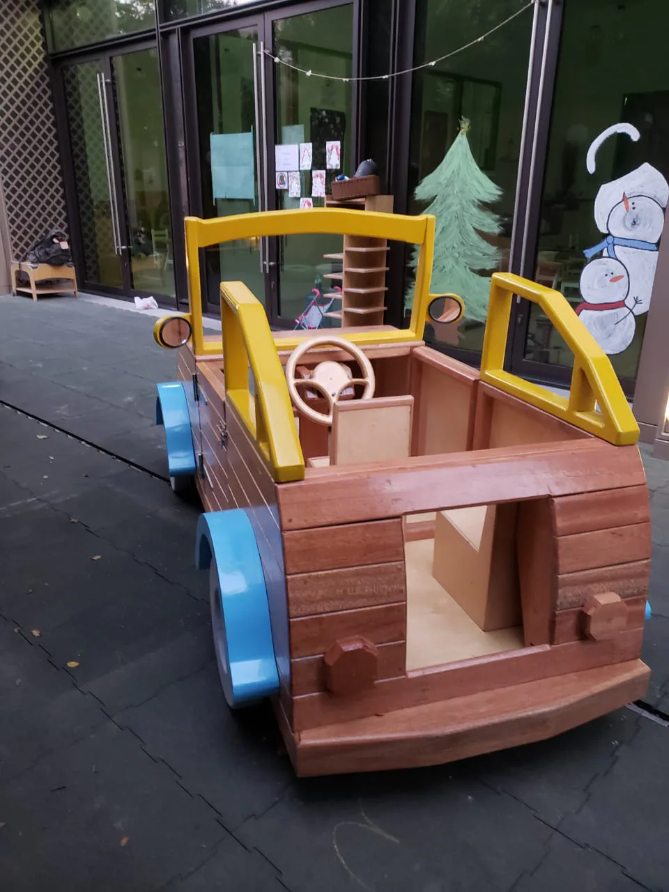 Custom children’s play equipment detail