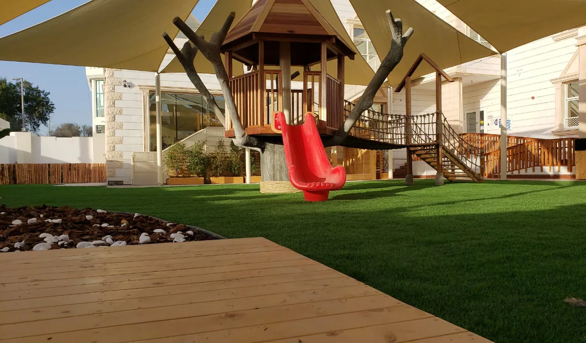 Nursery landscape project in Abu Dhabi — project view 1