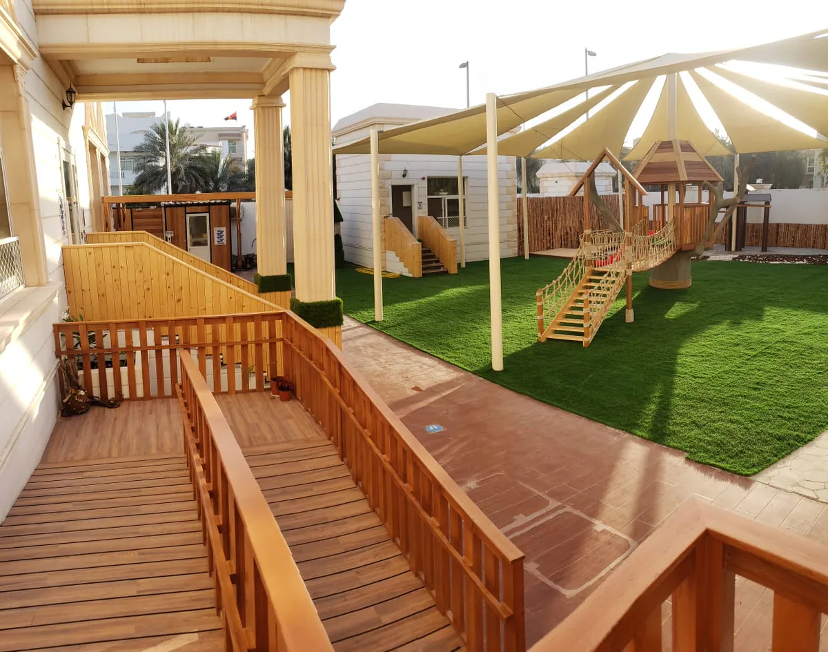 Nursery landscape project in Abu Dhabi — project view 3